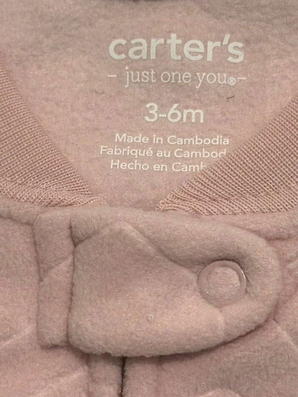 Carters Baby Sleep Bag  Sack 3-6M With Heart Pattern